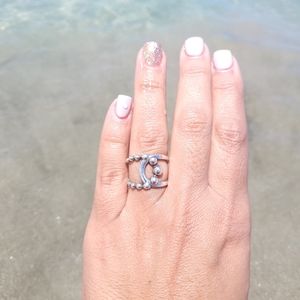 Sterling Silver 925 Adjustable Ring